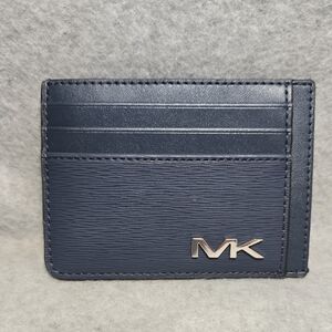 Michael Kors Cooper Slim Card Wallet in Navy